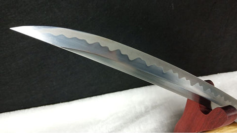 SWK-1010 Swordier Shirasaya Wakizashi with The Shobu Zukuri Style Blade, T10 Blade. SWK-1010 Swordier Shirasaya Wakizashi with The Shobu Zukuri Style Blade, T10 Blade.