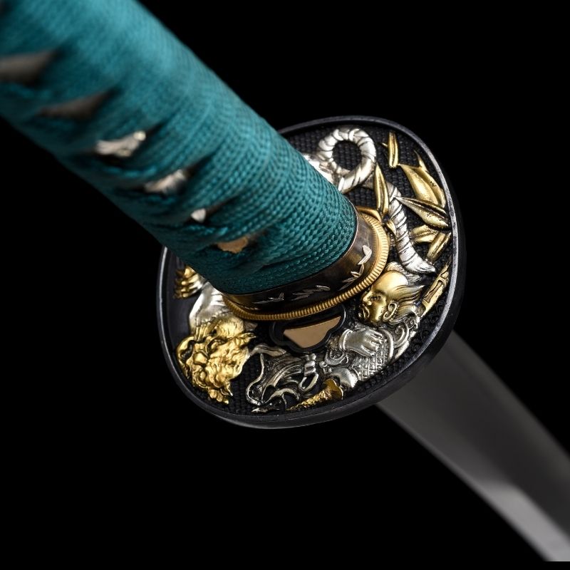 swordier tameshigiri katana swk-2001 katana tsuba swordier tameshigiri katana swk-2001 katana tsuba