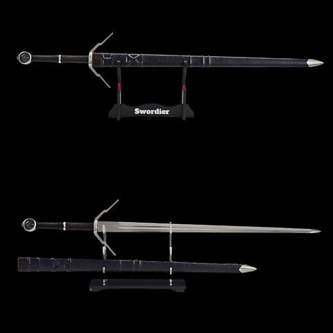 SWAZ-1002 Swordier “Witcher 3” Inspired Longsword – Battle Ready, Sharpened, Premium Leather Wrap SWAZ-1002 Swordier “Witcher 3” Inspired Longsword – Battle Ready, Sharpened, Premium Leather Wrap