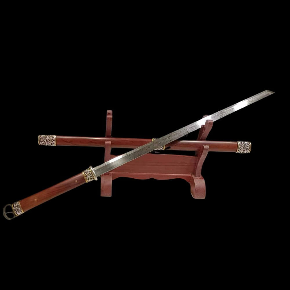SWC-1004 Swordier Huan Shou Tang Dao (Red Scabbard) Chinese Sword SWC-1004 Swordier Huan Shou Tang Dao (Red Scabbard) Chinese Sword