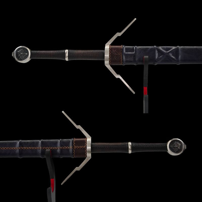 SWAZ-1002 Swordier “Witcher 3” Inspired Longsword – Battle Ready, Sharpened, Premium Leather Wrap SWAZ-1002 Swordier “Witcher 3” Inspired Longsword – Battle Ready, Sharpened, Premium Leather Wrap