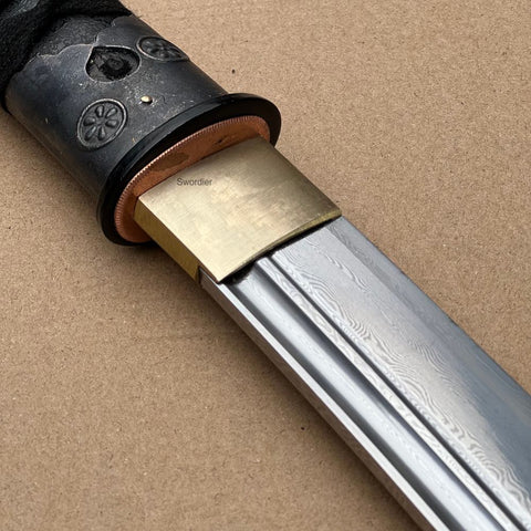 SWK-10661 Swordier 86-Inch Naginata With Pattern Weld Blade, Battle Ready. SWK-10661 Swordier 86-Inch Naginata With Pattern Weld Blade, Battle Ready.