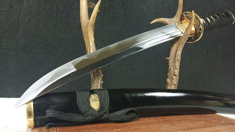 SWK-1013 20" Swordier Japanese Samurai Wakizashi, Clay Tempered Spring Steel Blade.