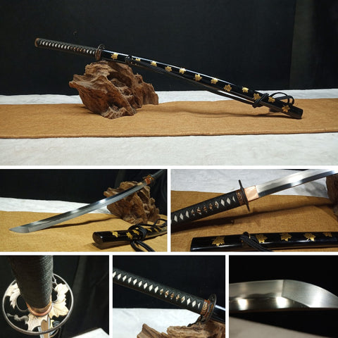 SWK-1088 Swordier "The Maple 楓" Hand Made Tamahagane Katana, Traditional Japanese Sword.
