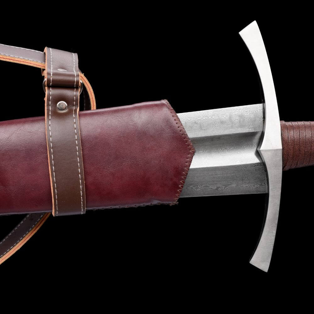 Sw Ord Pattern SWM-1021 Swordier European Arming Sword | Pattern Welded Steel Blade ...