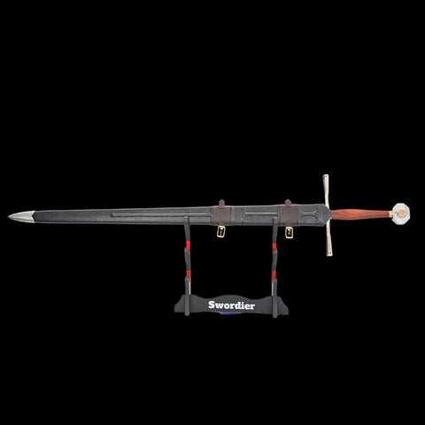 SWMZ-1040 Swordier Medieval Knight Longsword Classic Two Handed Style Sword with Scabbard