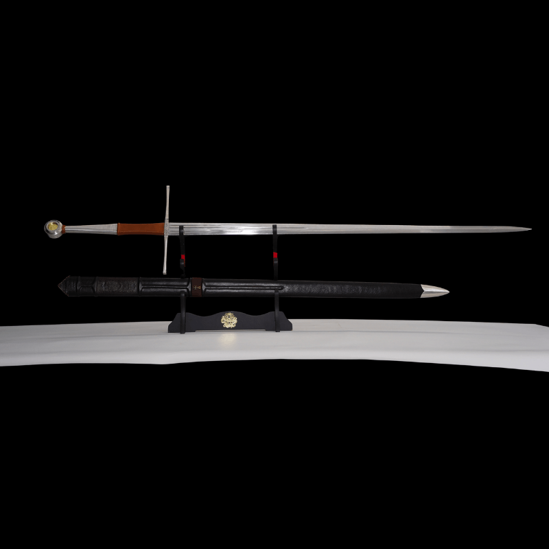 SWMZ-1010 Swordier European Longsword – Sharpened Type XX Blade, XVIIIb Hilt, Hand-Carved Details