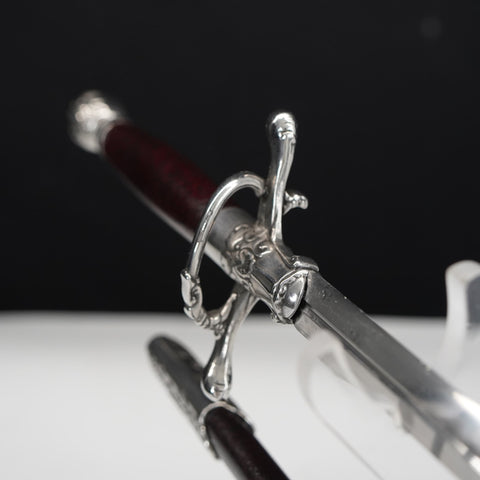 SWM-1048 Swordier Needle Sword Fantasy Inspired Slim Blade Companion Sword with Scabbard