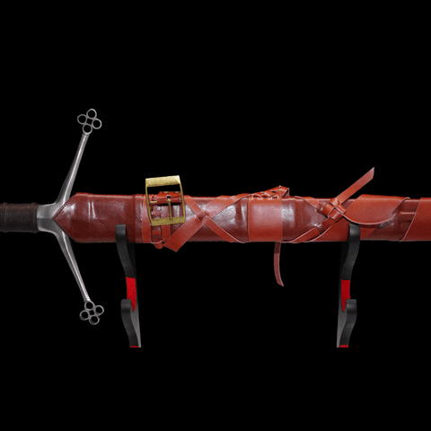 SWM-1041 Swordier Scottish Claymore – Battle Ready 65Mn Spring Steel Greatsword with Woodcore Scabbard