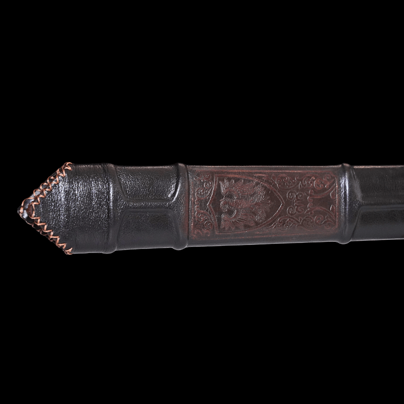 SWMZ-1010 Swordier European Longsword – Sharpened Type XX Blade, XVIIIb Hilt, Hand-Carved Details
