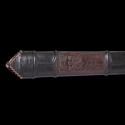 SWMZ-1010 Swordier European Longsword – Sharpened Type XX Blade, XVIIIb Hilt, Hand-Carved Details