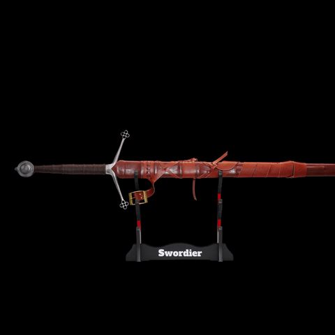 SWM-1041 Swordier Scottish Claymore – Battle Ready 65Mn Spring Steel Greatsword with Woodcore Scabbard