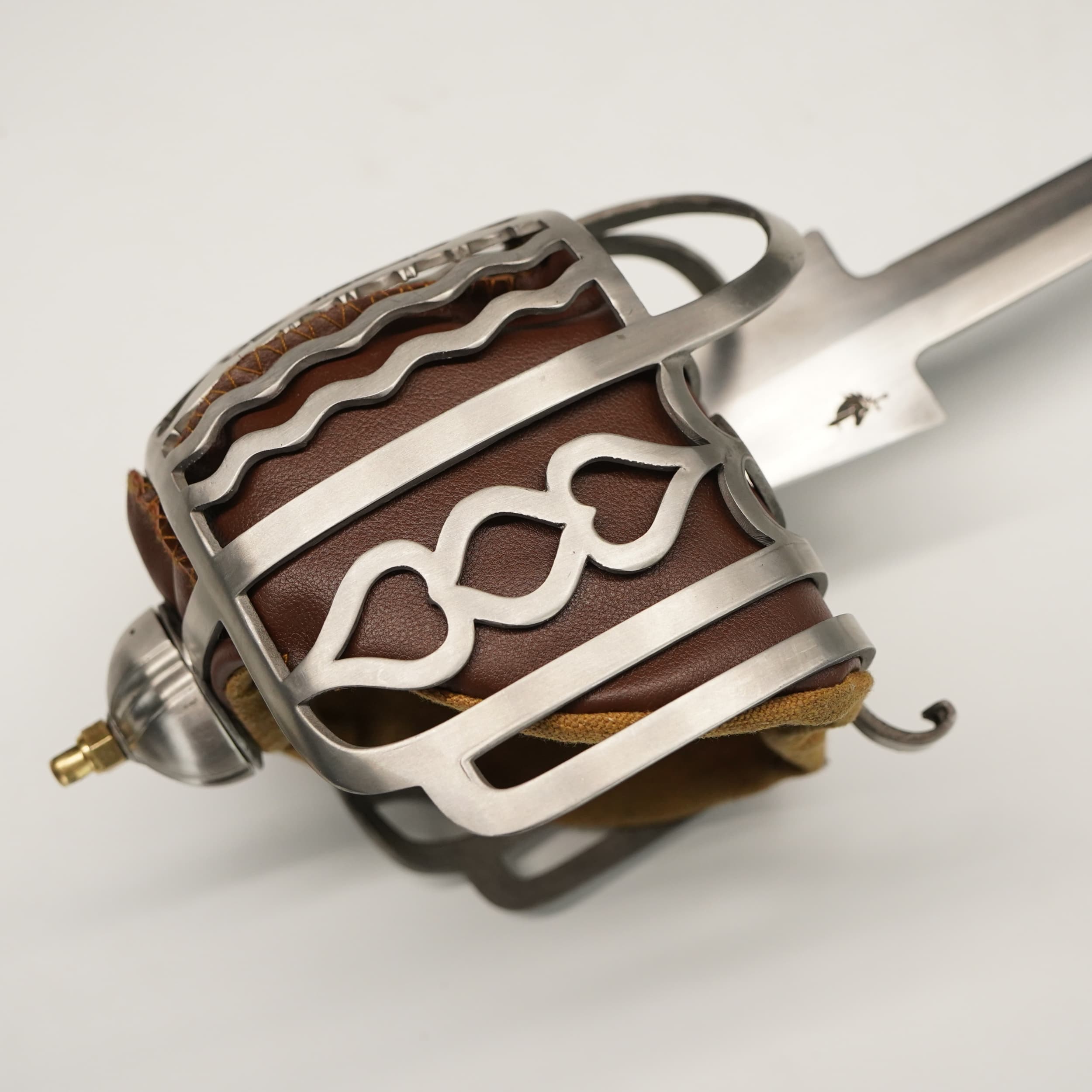 SWH-1014 Swordier HEMA Basket-Hilt Broadsword | Straight & Schilt Blade Sparring Sword