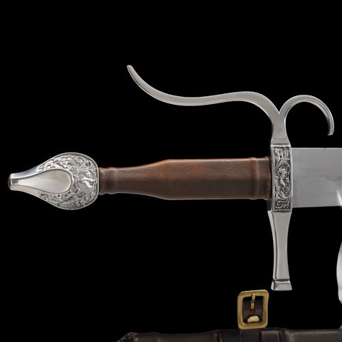 SWMZ-1032 Swordier Venetian Doge Sword Replica – Battle Ready Early Renaissance Diamond Section Sword (c.1450–1525)