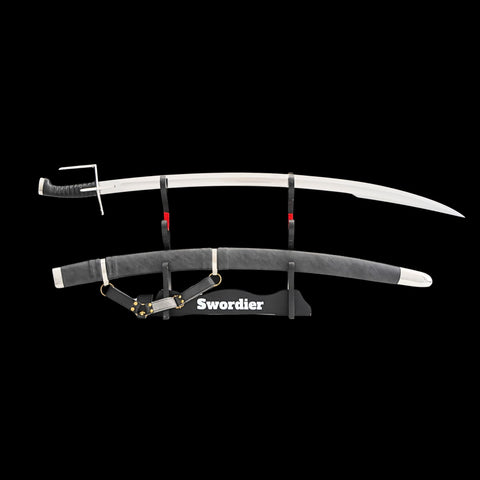 SWM-1049 Swordier Polish Saber 94cm Sharp Curved Single-Edged Historical Sword with Scabbard