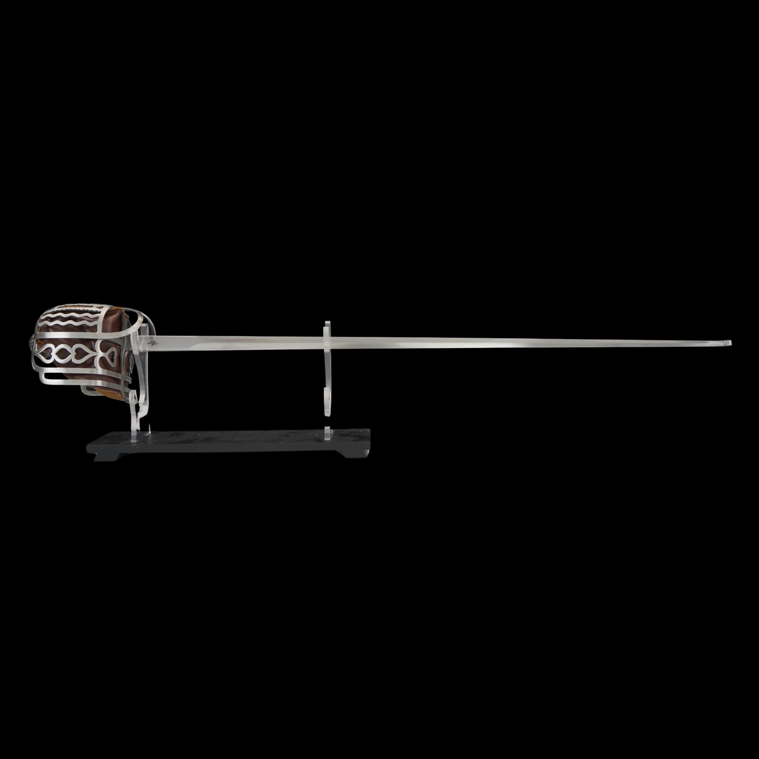 SWH-1014 Swordier HEMA Basket-Hilt Broadsword | Straight & Schilt Blade Sparring Sword