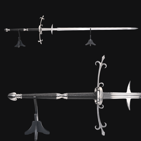 SWMZ-1014 Swordier Zweihänder – 1.8M (70.8") German Greatsword | 60Si2Mn Spring Steel, Hand-Forged Sharp Replica