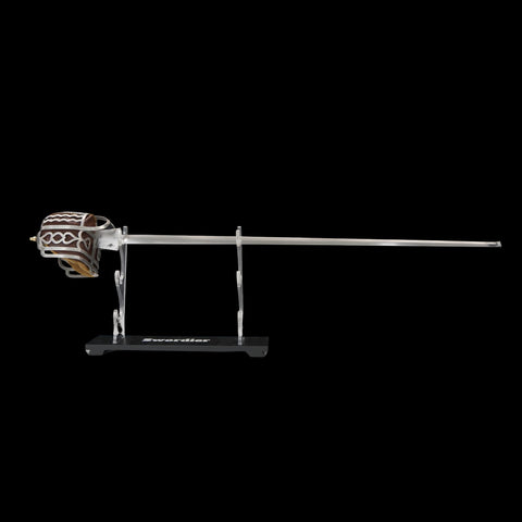 SWH-1014 Swordier HEMA Basket-Hilt Broadsword | Straight & Schilt Blade Sparring Sword