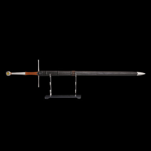 SWMZ-1010 Swordier European Longsword – Sharpened Type XX Blade, XVIIIb Hilt, Hand-Carved Details