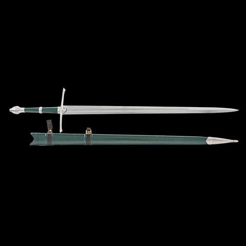 SWMZ-1012 Swordier “Ranger’s Oath” Longsword Wilderness Warrior Sword Genuine Leather Balanced Battle Ready Longsword