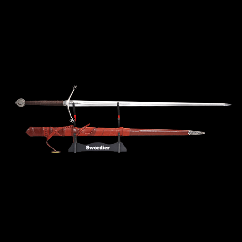 SWM-1041 Swordier Scottish Claymore – Battle Ready 65Mn Spring Steel Greatsword with Woodcore Scabbard