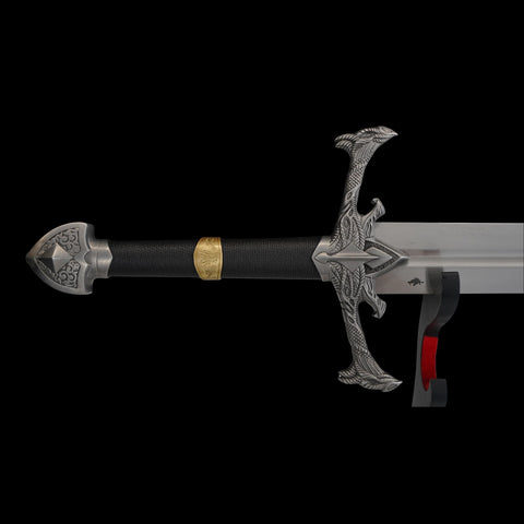 SWA-1019 Swordier Medieval Fantasy Knight Sword Replica – 112cm Double-Handed Collector Sword with Crossguard