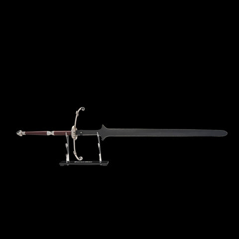 SWMZ-1023 Swordier Flamberge Greatsword Wavy Blade Sharpened Two Handed Medieval Sword