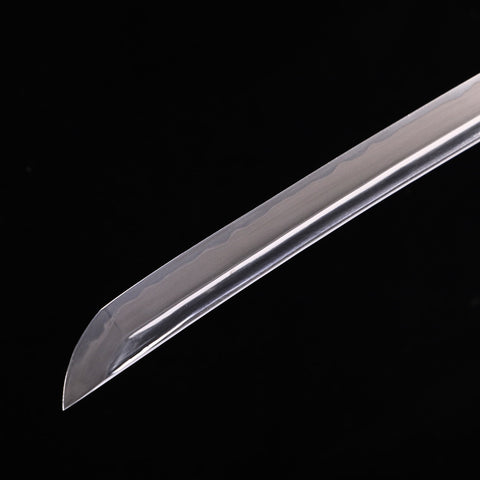 Sword blade on a black background