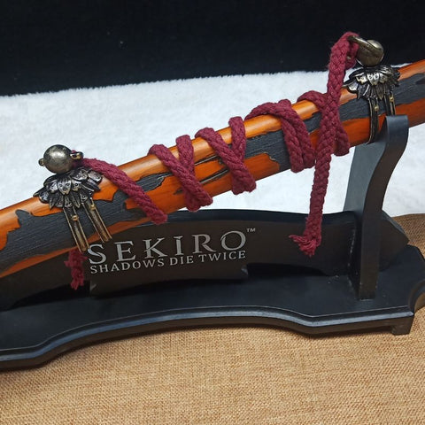 SWA-1009 Sekiro: Shadows Die Twice Replica 53.54“ Copper Fittings Red Blade Tachi