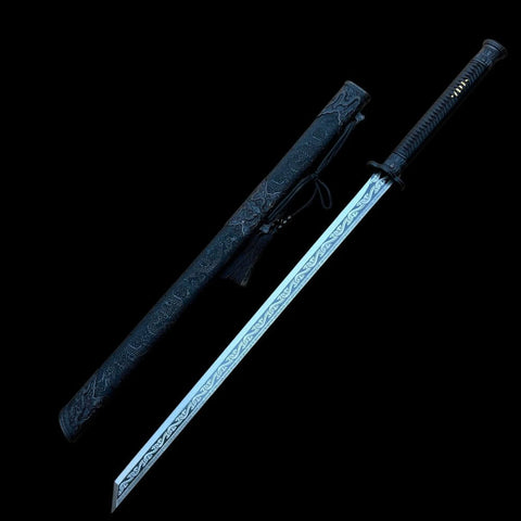 SWC-1002 Swordier Black Loong Tang Heng Dao Chinese Sword