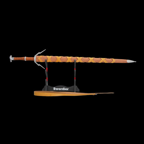 SWAZ-1006 Swordier  Medieval Fantasy Longsword Replica with Scabbard – 117cm Two-Handed Knight Sword for Collectors and Cosplay
