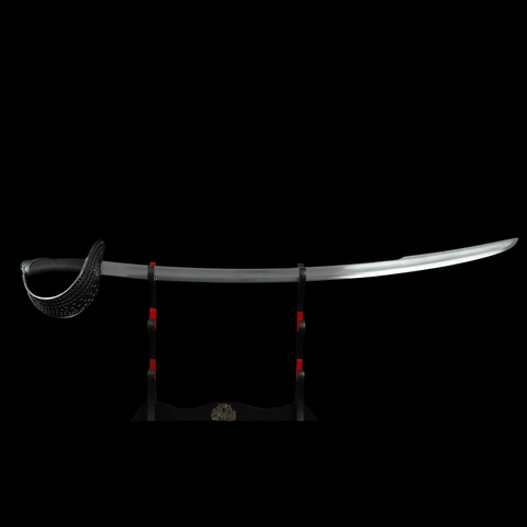 SWM-1026 Swordier medieval saber sword replica with Shashka style spring steel blade design