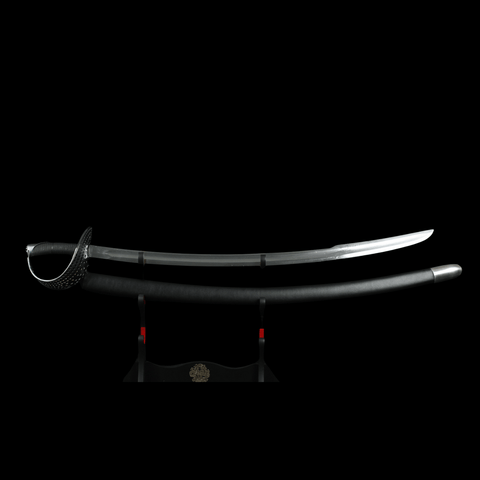 SWM-1026 Swordier medieval saber sword replica with Shashka style spring steel blade design