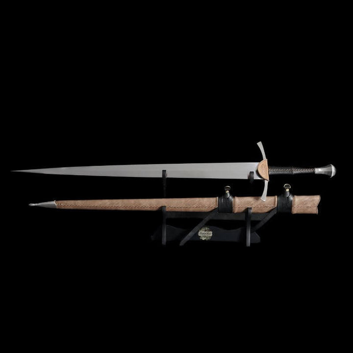 3 Inch Sword SWMZ-1001 Swordier Upgraded XVIa Type Medieval Longsword With Spring S ...