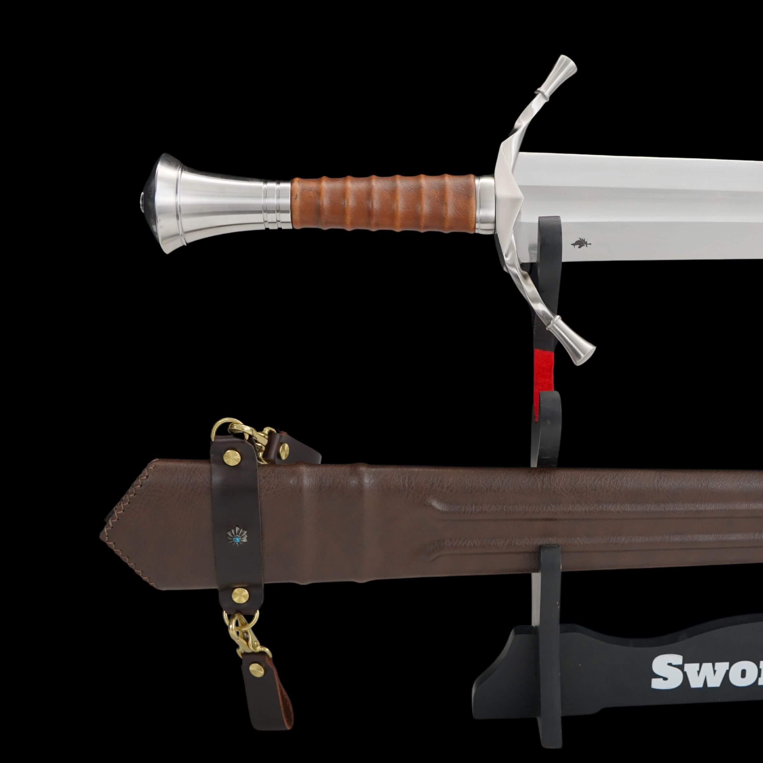 SWMZ-1037 Medieval Fantasy Warrior Longsword with Scabbard