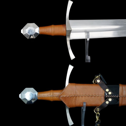 [USA Warehouse] SWMZ-1005 Swordier Type XIV Arming Sword With Spring Steel Blade