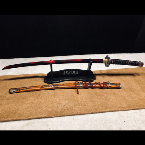 SWA-1008 Swordier Sekiro: Shadows Die Twice Replica 40.55” Alloy Fittings Black&Red Blade Tachi