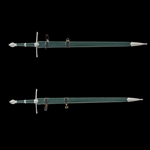 SWMZ-1012 Swordier “Ranger’s Oath” Longsword Wilderness Warrior Sword Genuine Leather Balanced Battle Ready Longsword