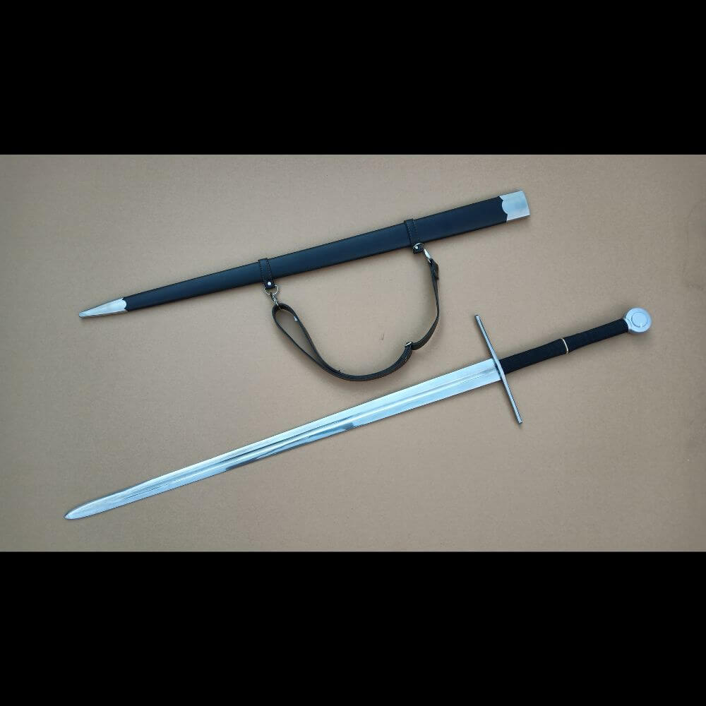 Swordier swm1005 Black 53.54“ Manganese Steel European Sword