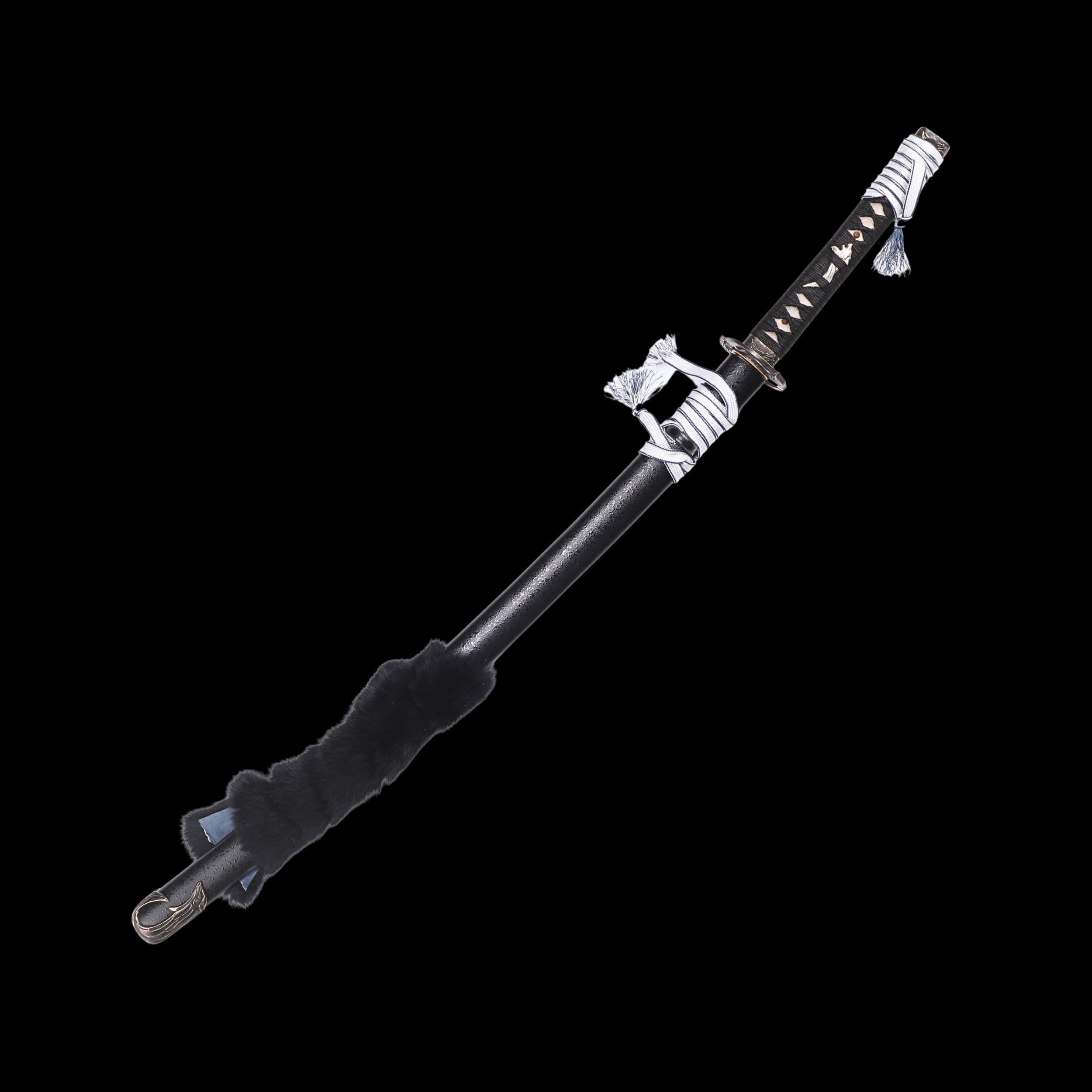 Black metal steering rack on a transparent background