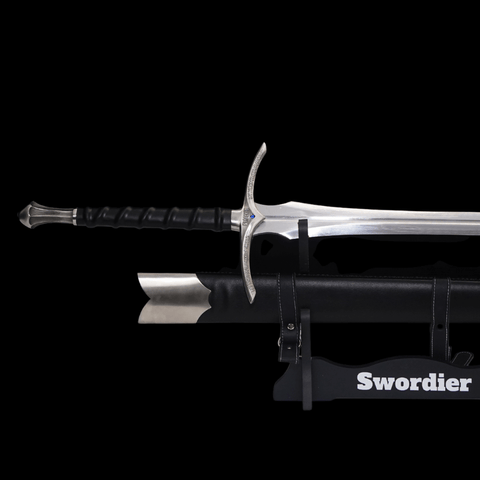 SWM-1040 Swordier Glamdring Replica Sword – Functional Lord of the Rings Sword | Spring Steel, Battle Ready, Sharpened Blade