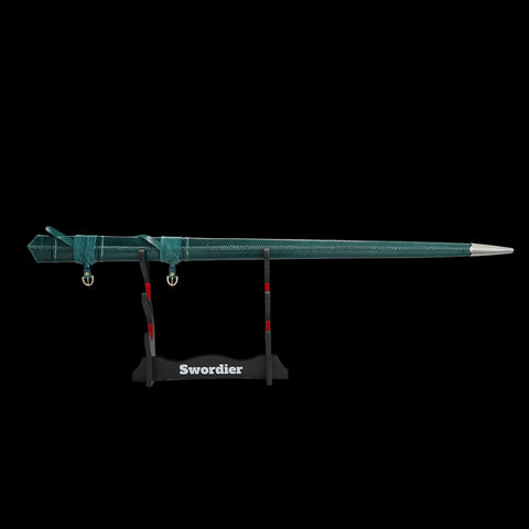 SWH-1016 Swordier Ranger HEMA Longsword with Genuine Leather Scabbard Green Edition