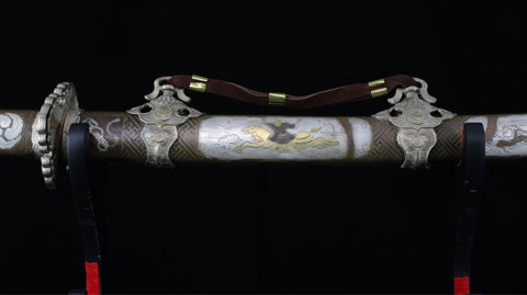 SWK-10082 Swordier Reproduction of 10th to 16th Century Samurai Tachi with Antique Koshirae