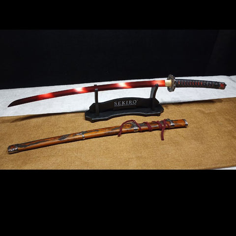 SWA-1007 Swordier Sekiro: Shadows Die Twice Replica 40.55" Alloy Fittings Red Blade Katana