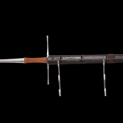 SWMZ-1010 Swordier European Longsword – Sharpened Type XX Blade, XVIIIb Hilt, Hand-Carved Details
