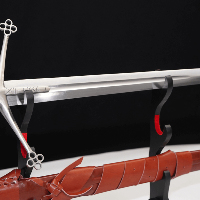 SWM-1041 Swordier Scottish Claymore – Battle Ready 65Mn Spring Steel Greatsword with Woodcore Scabbard