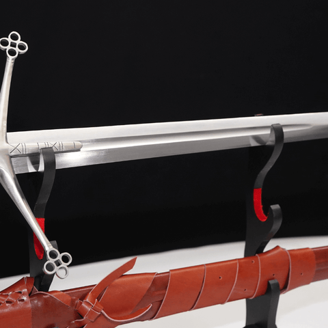 SWM-1041 Swordier Scottish Claymore – Battle Ready 65Mn Spring Steel Greatsword with Woodcore Scabbard