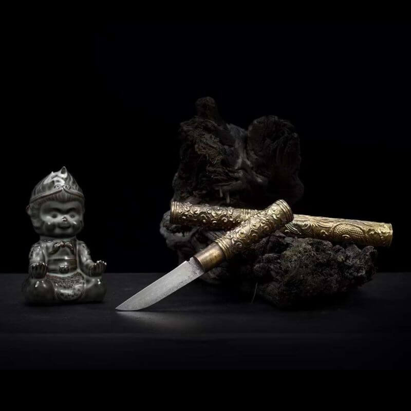 SWA-1016 Swordier Black Myth: Wukong Figurine Set Brass Ruyi Golden Cudgel with Gift Box