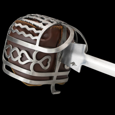 SWH-1014 Swordier HEMA Basket-Hilt Broadsword | Straight & Schilt Blade Sparring Sword