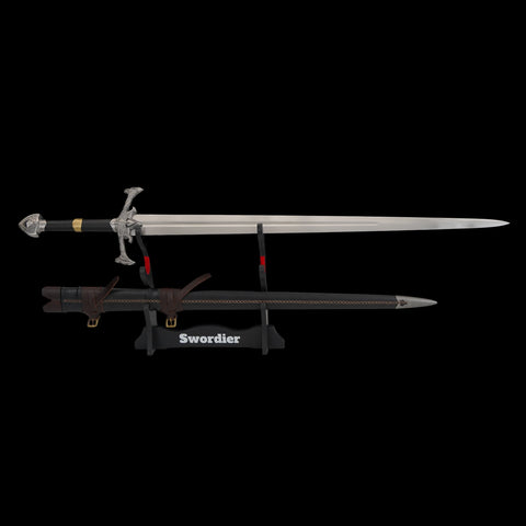 SWA-1019 Swordier Medieval Fantasy Knight Sword Replica – 112cm Double-Handed Collector Sword with Crossguard